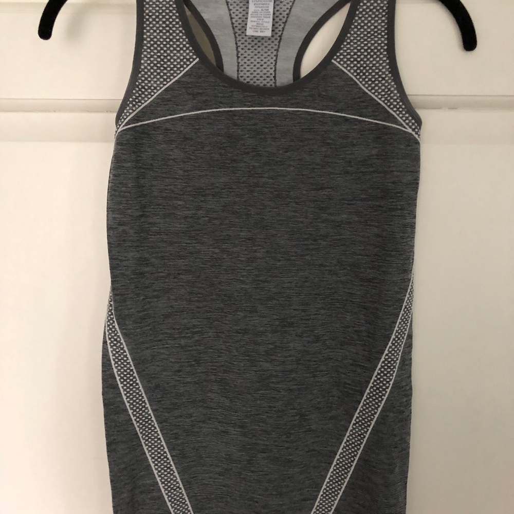 CONNECTION 18 ATHLETIC TANK / SPORT STRETCH / GRAY